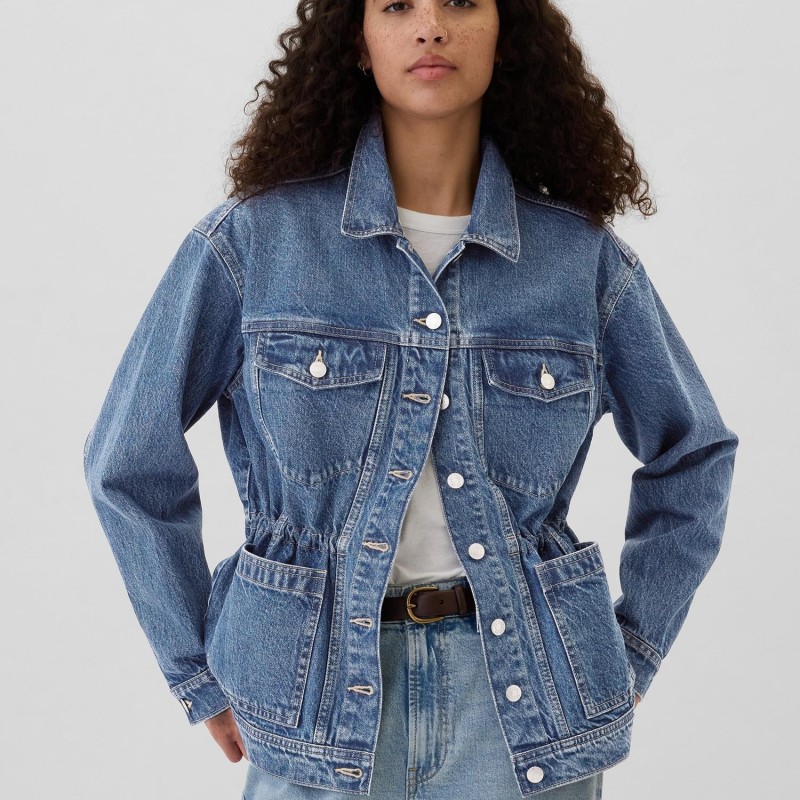 what to wear with a denim jacket for women